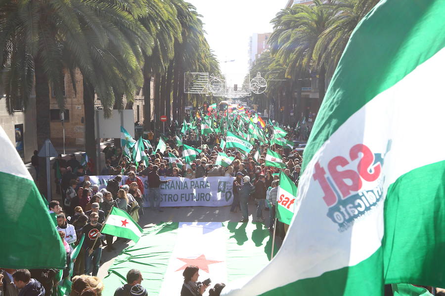 Fotos de la manifestación por el 40 aniversario de la muerte de Manuel José García Caparrós en Málaga