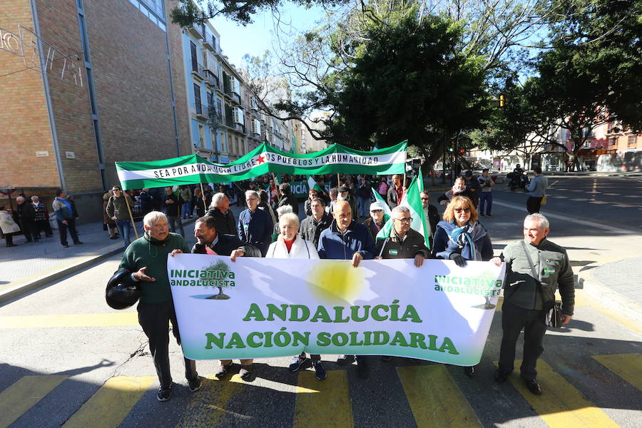 Fotos de la manifestación por el 40 aniversario de la muerte de Manuel José García Caparrós en Málaga