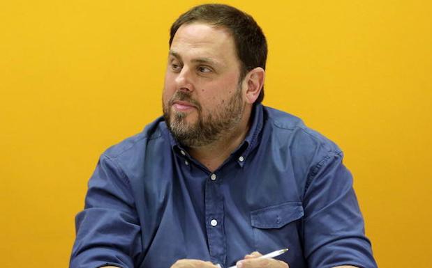 El presidente de Esquerra Republicana, Oriol Junqueras. 