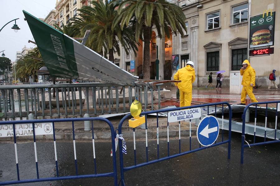 Lunes complicado en la provincia, que sigue en aviso naranja por fuertes rachas de viento