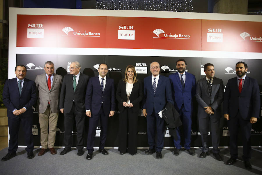 Personalidades de todos los ámbitos de la sociedad malagueña se dieron cita en el Palacio de Ferias y Congresos en la gala de entrega de los Premios Malagueños del Año 2017.