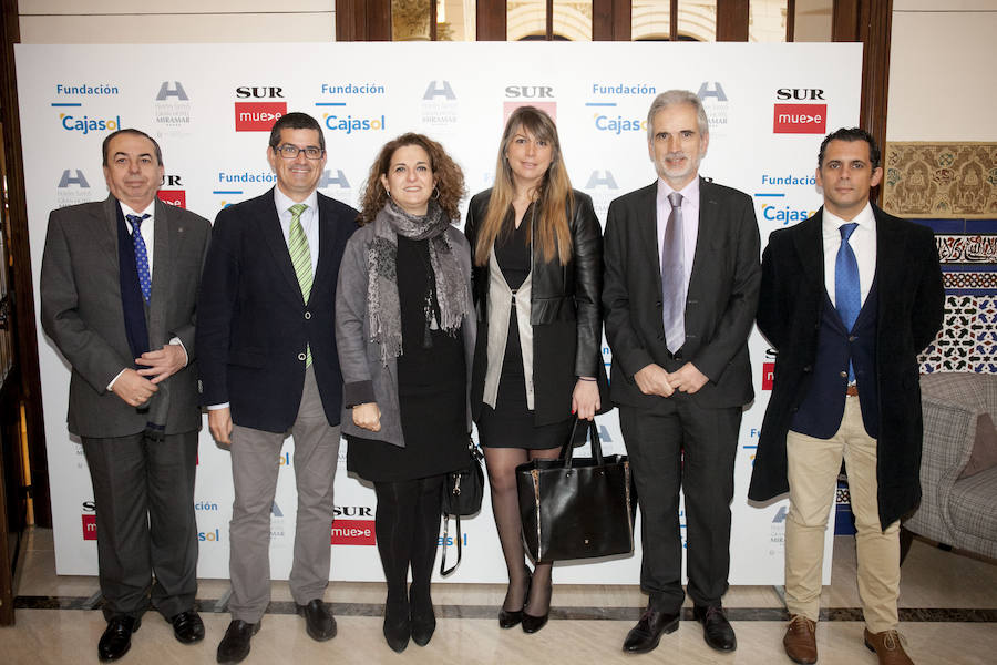 El consejero de Empleo, Javier Carnero, protagonista del encuentro organizado por SUR en colaboración con la Fundación Cajasol