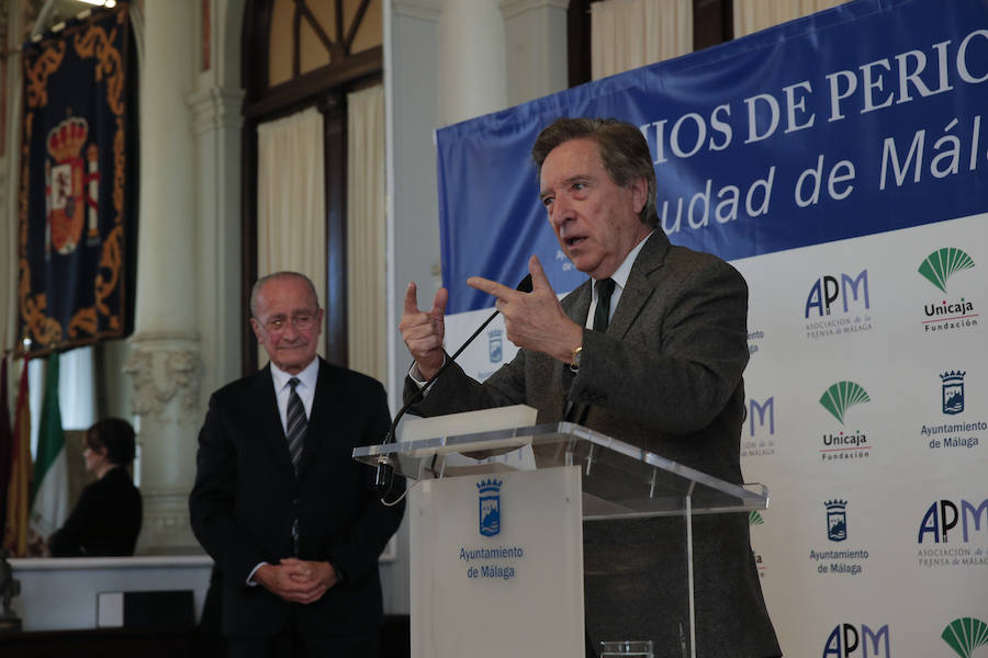 La ciudad entrega sus premios anuales de prensa a Iñaki Gabilondo, Juan Cano, Esperanza Codina y Manuel Bellido