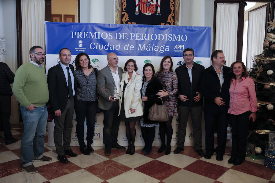 La ciudad entrega sus premios anuales de prensa a Iñaki Gabilondo, Juan Cano, Esperanza Codina y Manuel Bellido