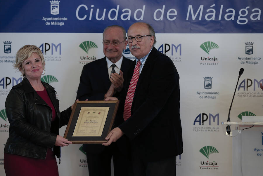 La ciudad entrega sus premios anuales de prensa a Iñaki Gabilondo, Juan Cano, Esperanza Codina y Manuel Bellido