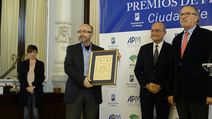 La ciudad entrega sus premios anuales de prensa a Iñaki Gabilondo, Juan Cano, Esperanza Codina y Manuel Bellido