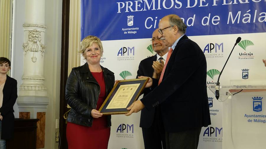 La ciudad entrega sus premios anuales de prensa a Iñaki Gabilondo, Juan Cano, Esperanza Codina y Manuel Bellido