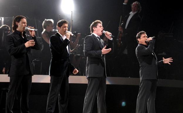 El Cuarteto Il Divo, durante una actuación.