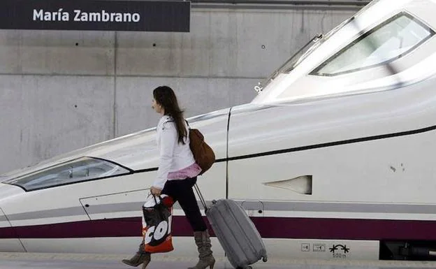 ¿Hasta dónde puedo viajar en AVE si cojo un tren en Málaga?