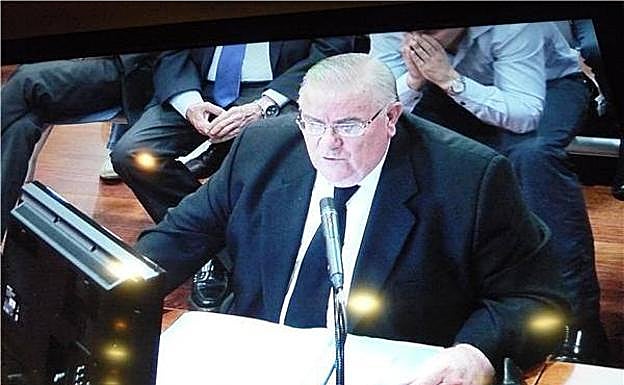 Manuel Sánchez Zubizarreta, durante el juicio del caso. 