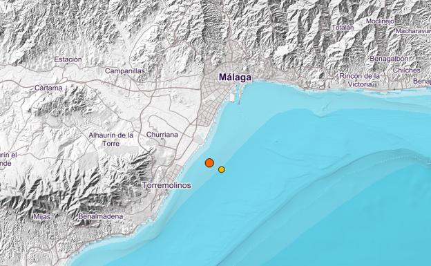 Registrados dos terremotos de tres grados de magnitud en Torremolinos