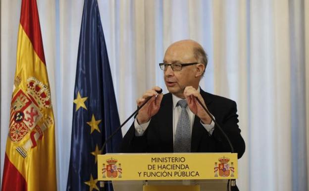 El ministro de Hacienda, Cristóbal Montoro.