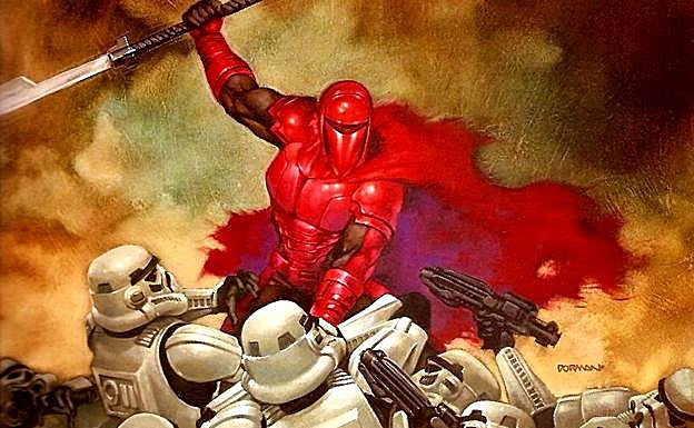 Una de las ilustraciones de 'Imperio Carmesí'.