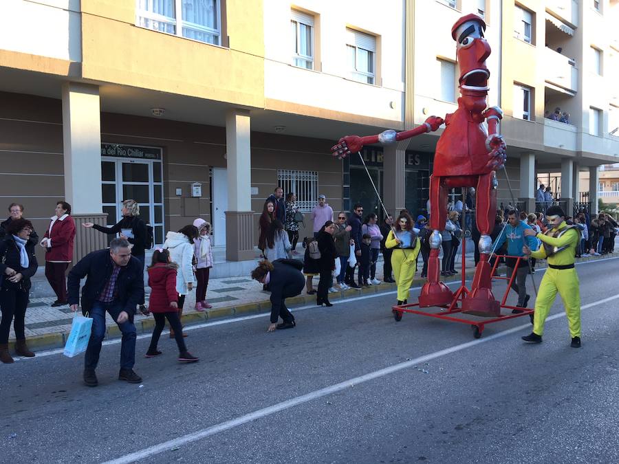 Nerja, Torrox, Rincón de la Victoria y Vélez viven la ilusión del desfile de los Reyes Magos.