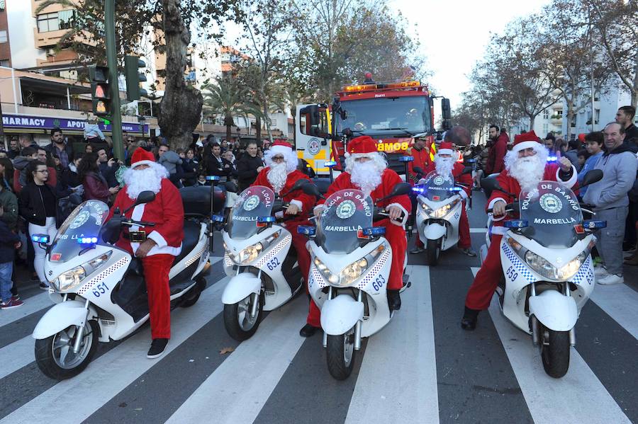 La cabalgata de Reyes Magos en Marbella