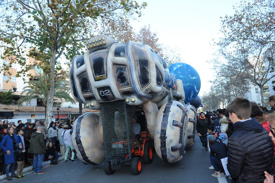 La cabalgata de Reyes Magos en Marbella