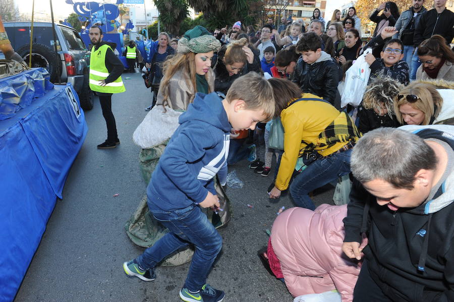 La cabalgata de Reyes Magos en Marbella