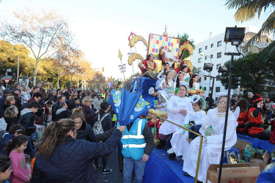 La cabalgata de Reyes Magos en Marbella