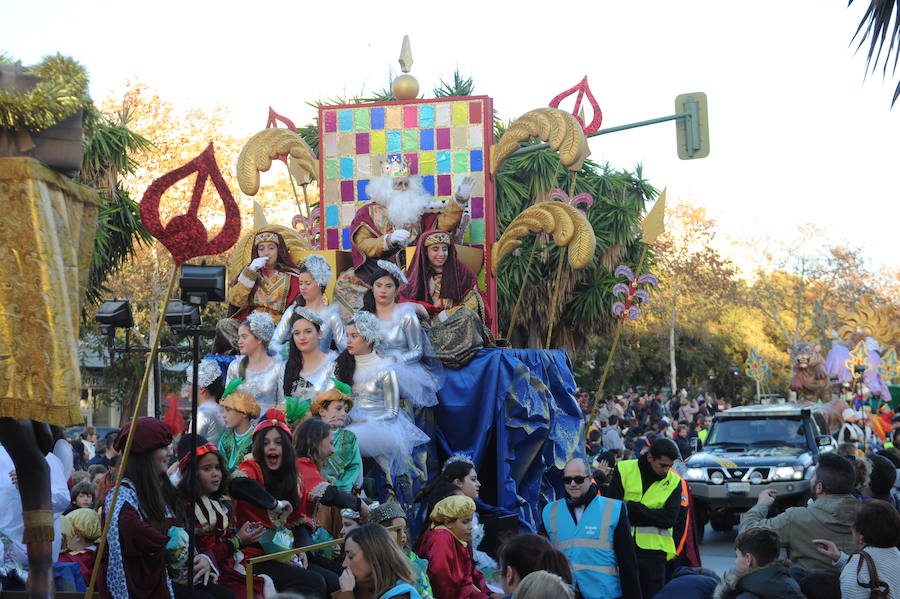 La cabalgata de Reyes Magos en Marbella