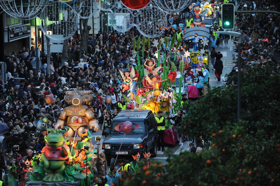 La cabalgata de Reyes Magos en Marbella