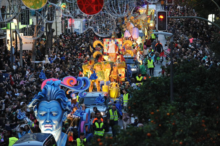 La cabalgata de Reyes Magos en Marbella