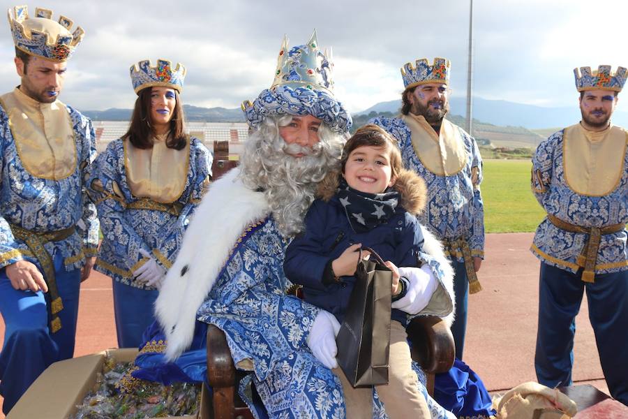 Melchor, Gaspar y Baltasar han aterrizado en la ciudad del Tajo en helicóptero 