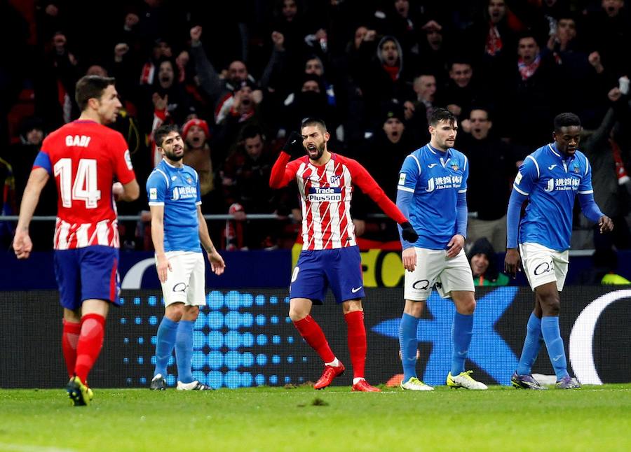 El Atlético vence al Lleida en Copa del Rey por 3-0. Carrasco, Gameiro y Vitolo, que debutó en el Wanda Metropolitano, fueron los autores de los goles. 