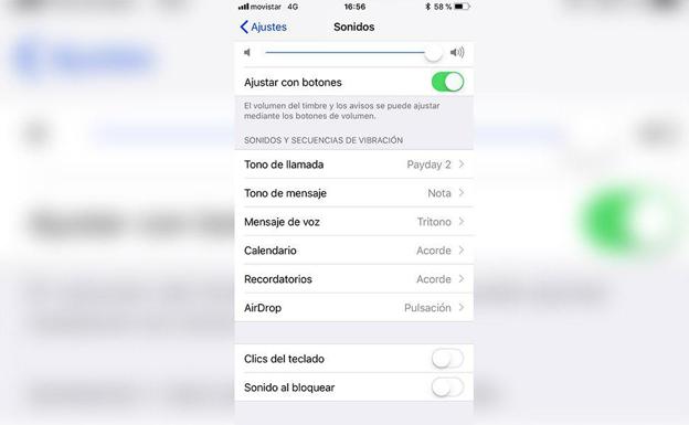 Los dos sonidos pueden consumir algo de batería y no aportan nada.