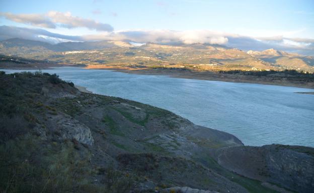 La presa de La Viñuela se encuentra al 21% de su capacidad. 