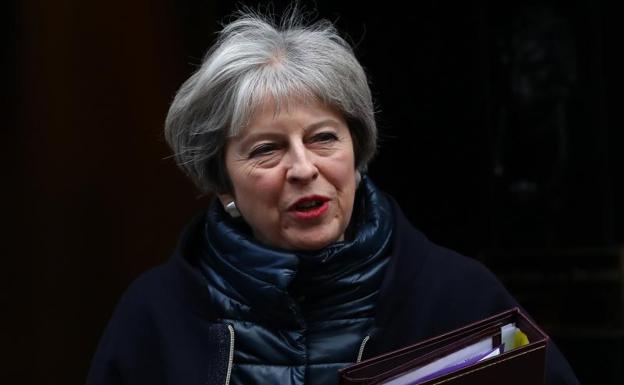 La primera ministra británica, Theresa May. 