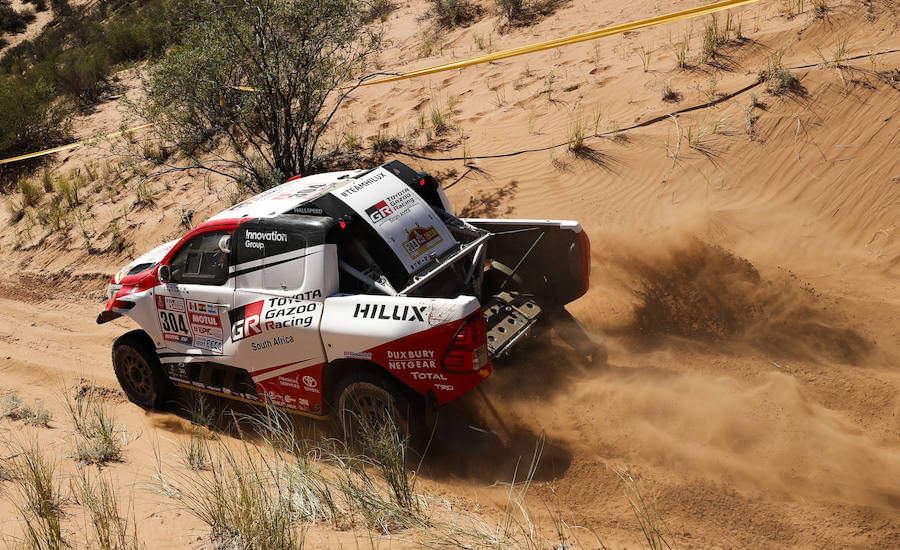 El piloto sudafricano de Toyota Giniel De Villiers.