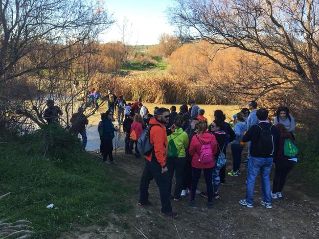 Inauguración de los senderos. 