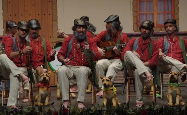 Murga ‘Rogelio, el bohemio’, que actuó como cabeza de serie
