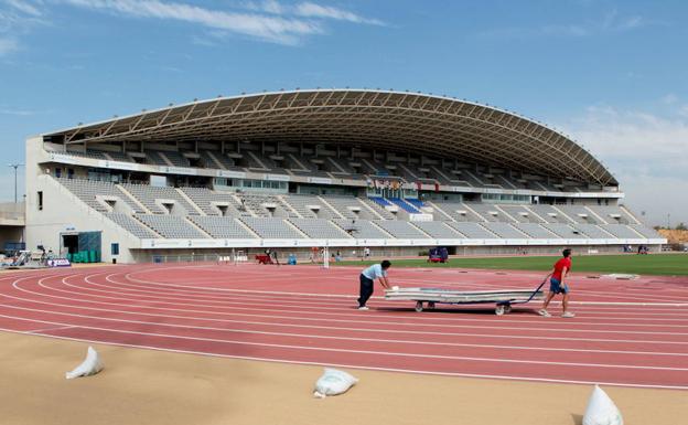 Imagen del estadio de atletismo.