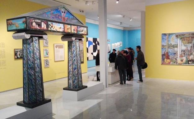 La exposición puede verse hasta el 17 de marzo en el Rectorado. 