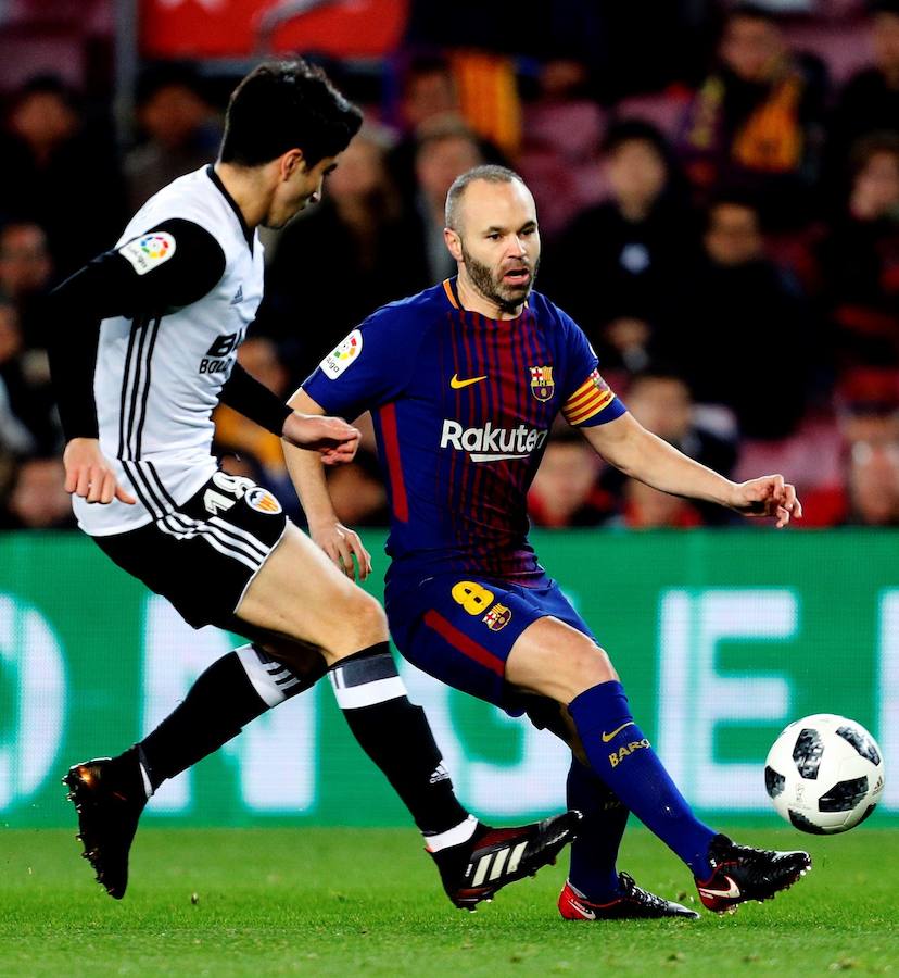 El conjunto azulgrana se hizo con la victoria en su feudo y afronta el duelo de Mestalla con todo de cara para meterse en la final.