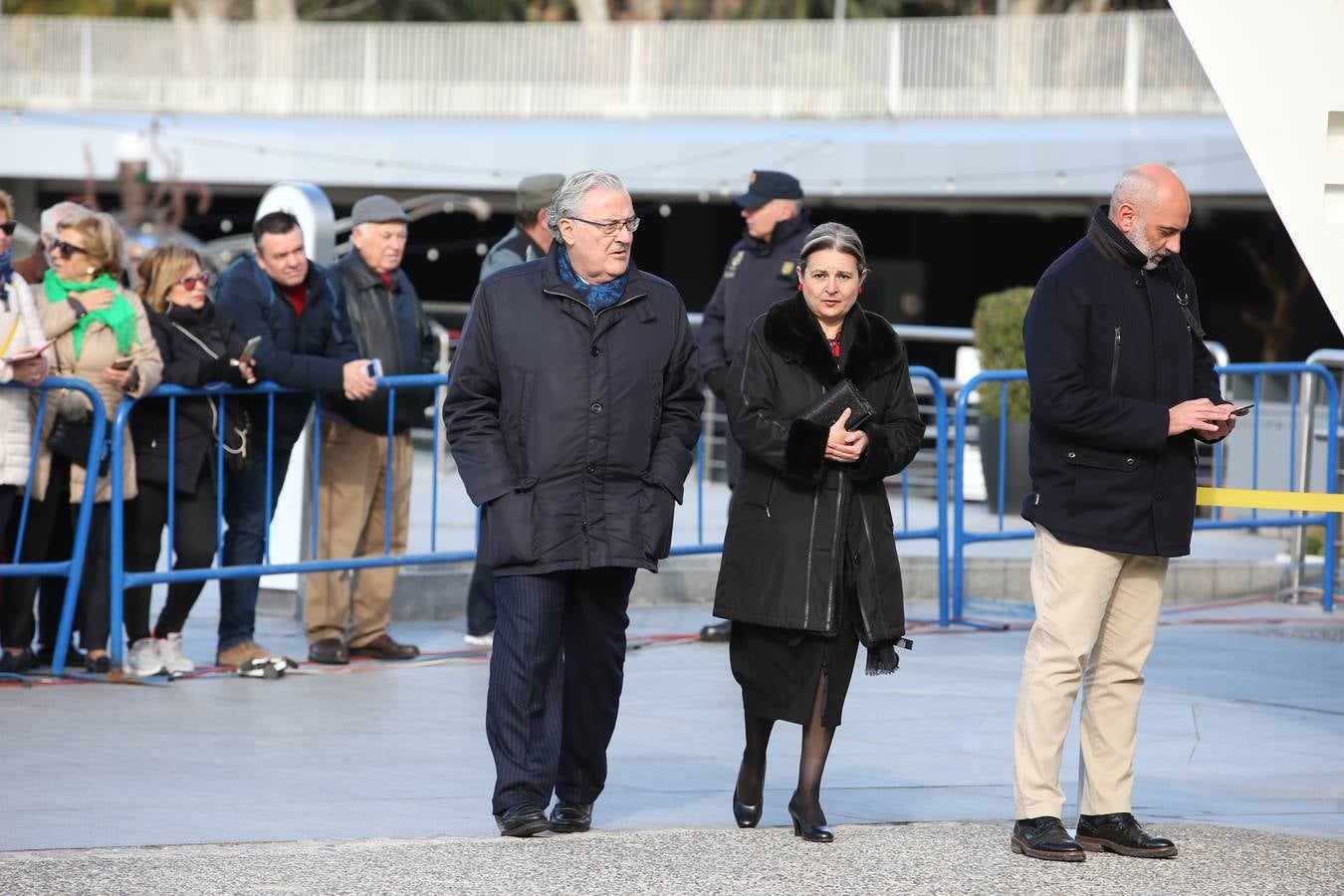Don Felipe y Doña Letizia presiden la ceremonia en el Pompidou