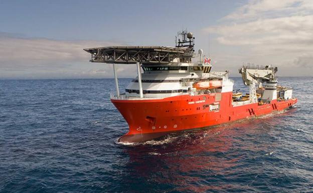 El barco noruego ‘Seabed Constructor’ busca desde hace días el avión desaparecido en el Índico en marzo de 2014.