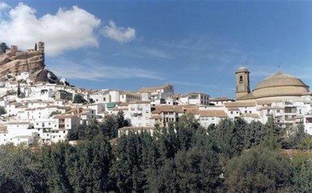 Vista parcial de la zona baja del casco urbano. 