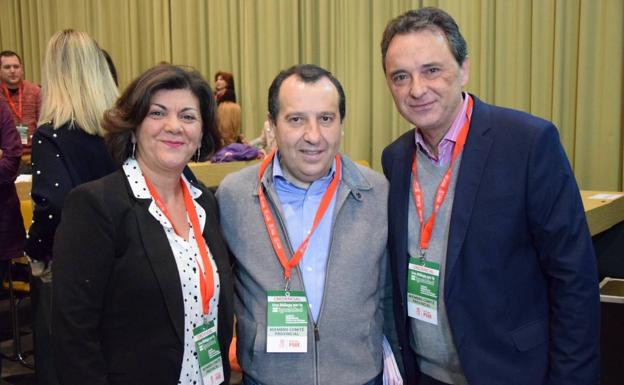 Ruiz Espejo, Fuensanta Lima y José Ortiz en Torremolinos