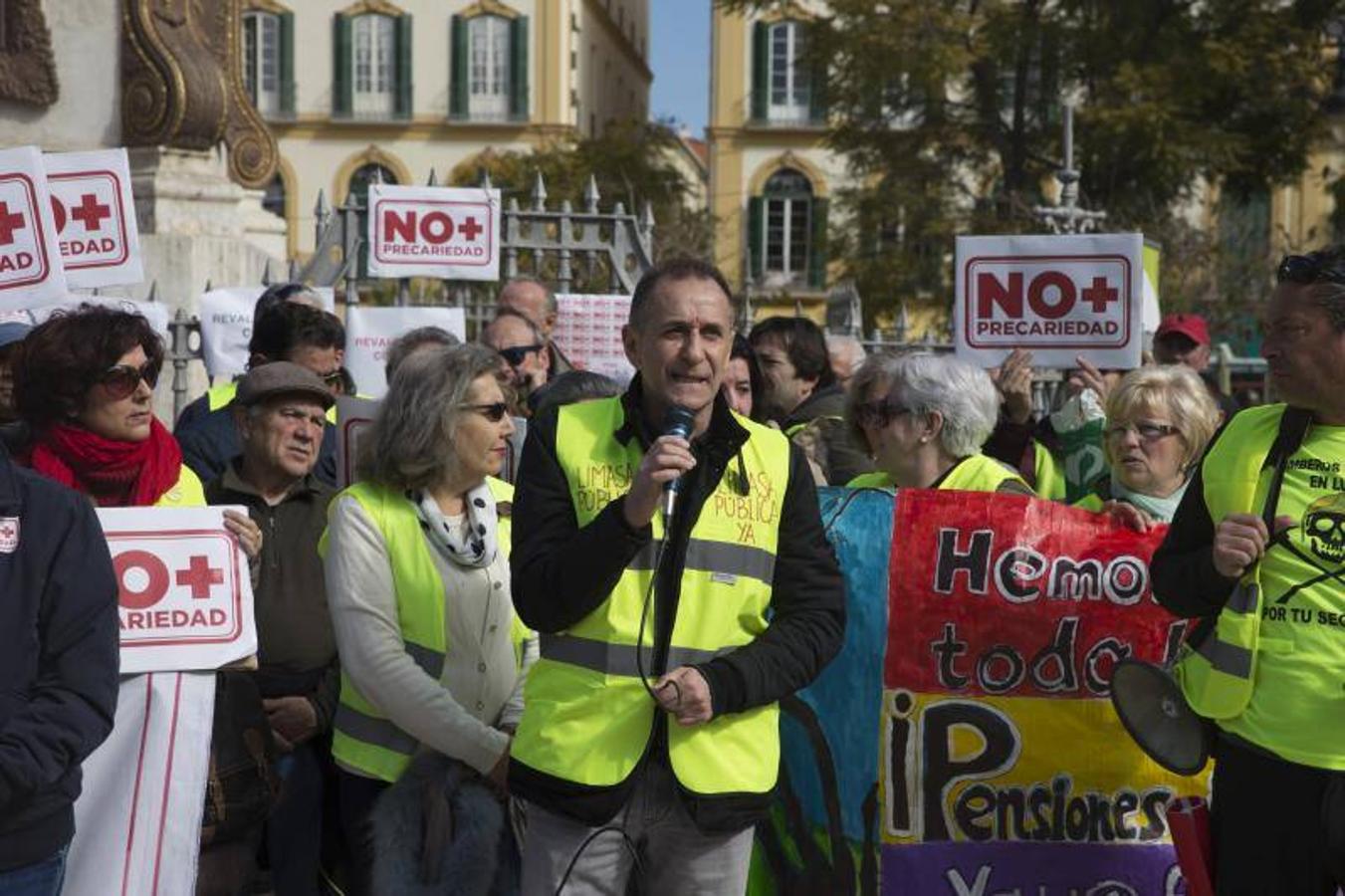 Entre los concentrados han estado trabajadores de Limasa 