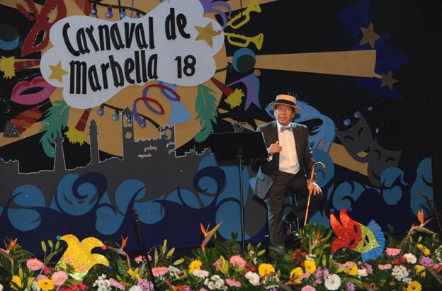 Agustín Casado, durante el pregón. 