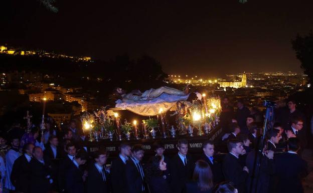 Imagen principal - Vía crucis de antorchas.Carmen Doloroso. Medinaceli. 