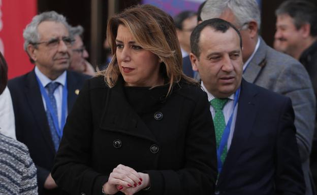 Susana Díaz, en el Foro Transfiere. 