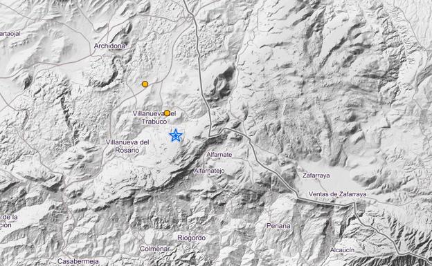 Tres terremotos sacuden en una hora a Villanueva del Trabuco
