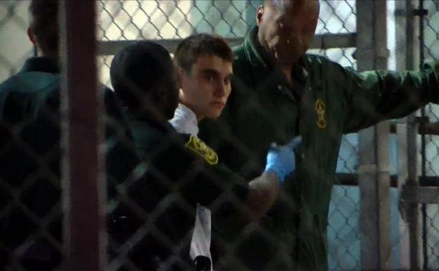 Nikolás Cruz, el tirador de Florida, tras su detención.