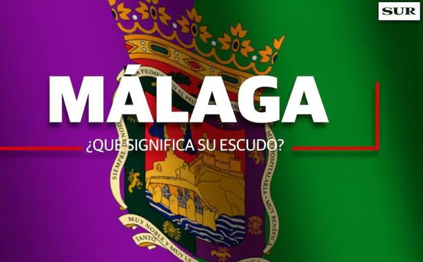 El escudo de Málaga lleva en la capital desde 1494.