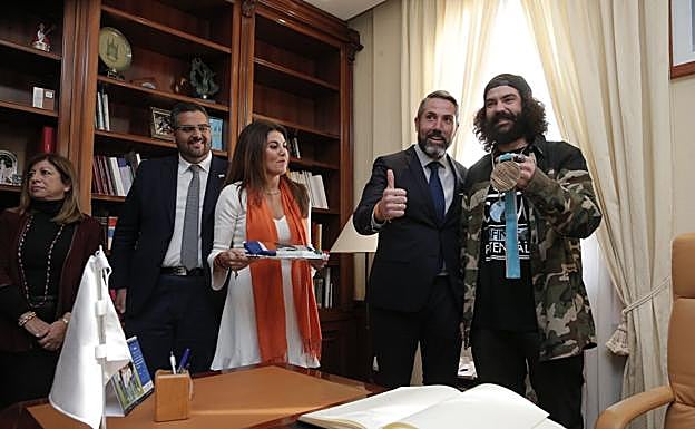 Regino, este viernes, en Mijas.