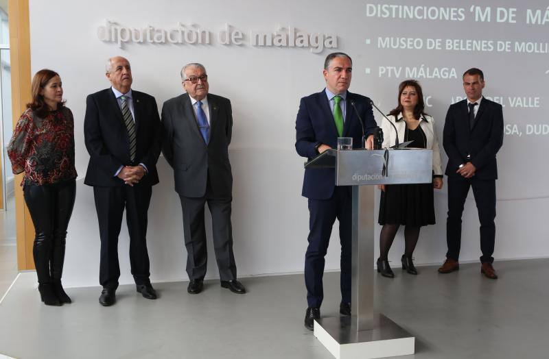 Los distinguidos son este año el Museo de Belenes de Mollina, el PTV Málaga, el exjugador del Málaga Duda y el empresario turístico Antonio García del Valle