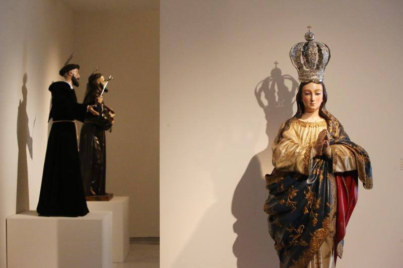 Ars Málaga acoge hasta abril el resultado de la restauración de valiosas esculturas y lienzos patrocinada por la Fundación Málaga